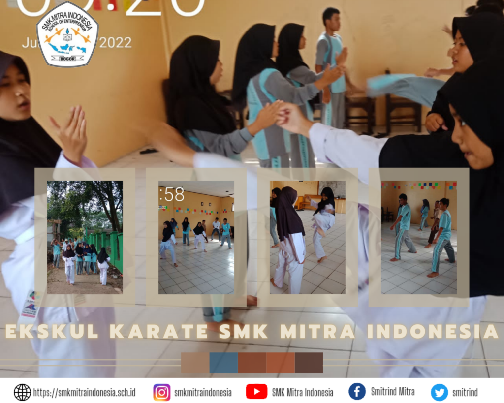 Ekskul Karate SMK Mitra Indonesia
